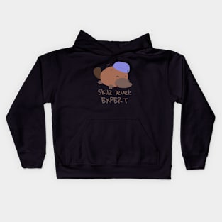 Sleepy platypus Kids Hoodie